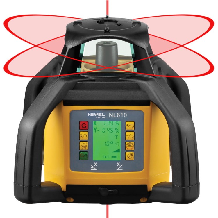 NIVEL SYSTEM NL610 DIGITAL niwelator laserowy wiązka czerwona