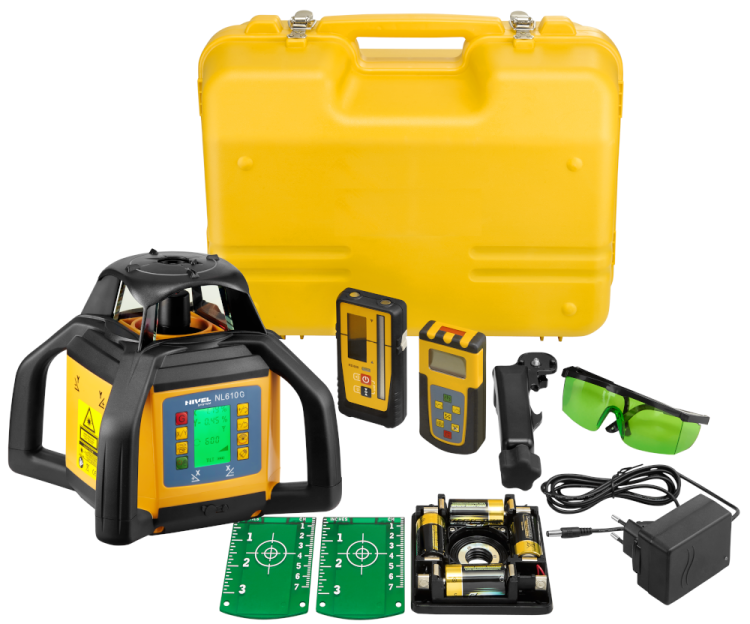 NIVEL SYSTEM NL610G DIGITAL niwelator laserowy akcesoria