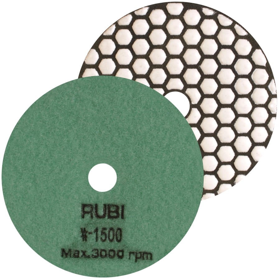 RUBI 62975 Tarcza diamentowa do polerowania na sucho 100mm gradacja 1500