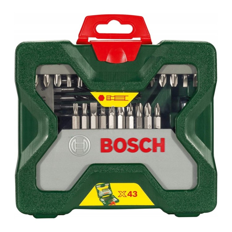 BOSCH 2607019613 Zestaw wierteł i bitów do wkrętarek X-LINE 43-elementy