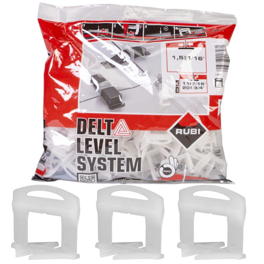 RUBI Pasek do grubych płytek 1,5 mm Delta Level System 100szt.