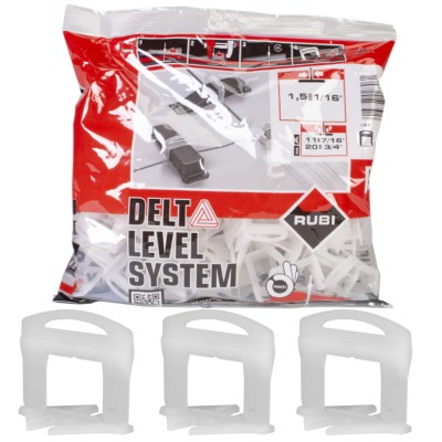RUBI Pasek do grubych płytek 1,5 mm Delta Level System 100szt.