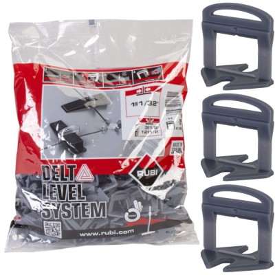 RUBI 02851 Paski do poziomowania płytek 3-12mm 1mm 200szt. Delta Level System