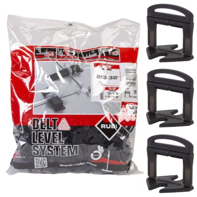 RUBI 02853 Paski do poziomowania płytek 2mm Delta Level System 200 szt.