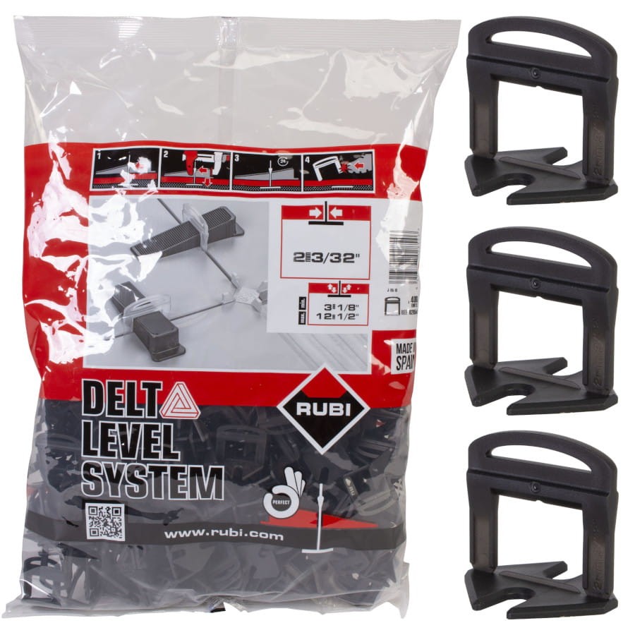 RUBI 02854 Paski do poziomowania płytek 2mm Delta Level System 400 szt.