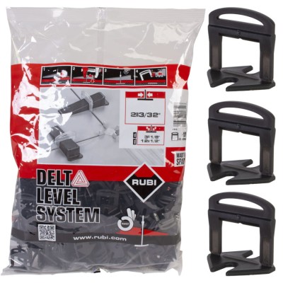 RUBI 02854 Paski do poziomowania płytek 2mm Delta Level System 400 szt.