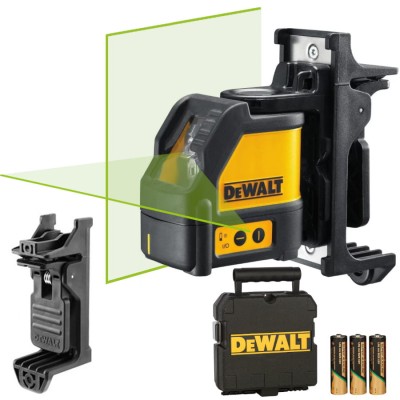 DEWALT DW088CG Laser krzyżowy zielona wiązka + akcesoria