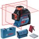 BOSCH GLL 3-80 Laser krzyżowy 3 x 360° + akcesoria
