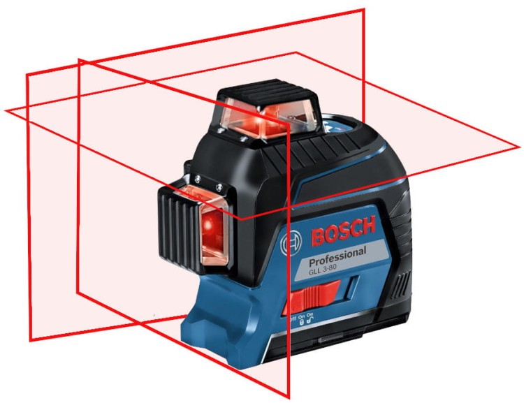 BOSCH Laser krzyżowy GLL 3-80