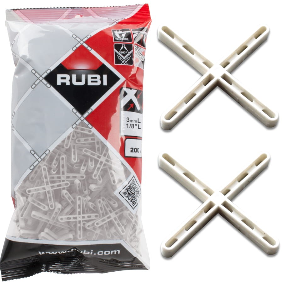 RUBI 02953 krzyżyki dystansowe do płytek 3mm L 200szt