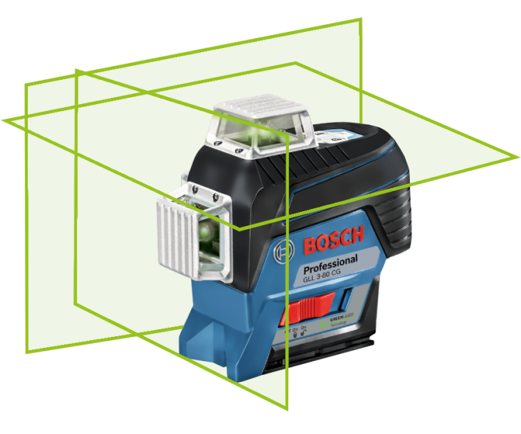 BOSCH GLL 3-80CG Laser krzyżowy