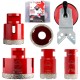 RUBI Zestaw otwornic diamentowych dry gres 4szt 28-68mm