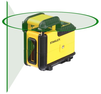 STANLEY CROSS 360 Laser liniowy krzyżowy zielony + akcesoria