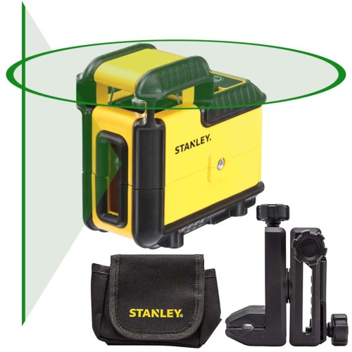 STANLEY STHT77594 CROSS 360 Laser liniowy krzyżowy zielony + akcesoria
