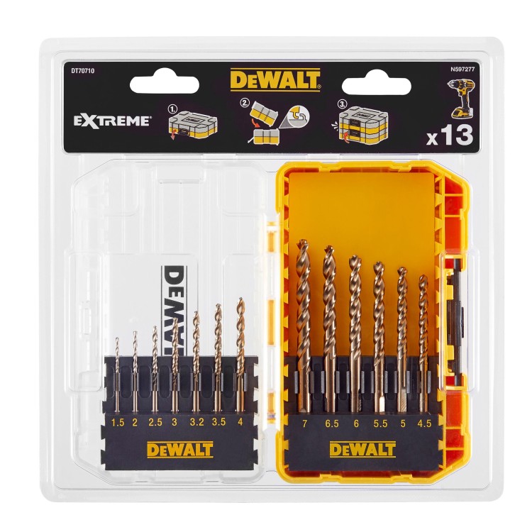 DEWALT Wiertła do metalu HSS