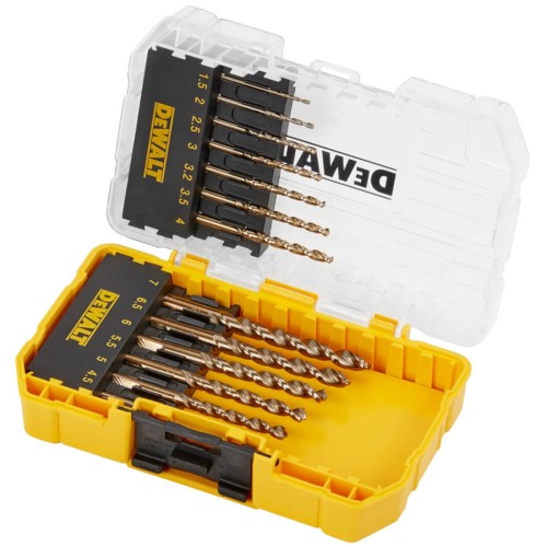 DEWALT DT70710 Zestaw wierteł Extreme do metalu 1-7mm 13szt. w etui