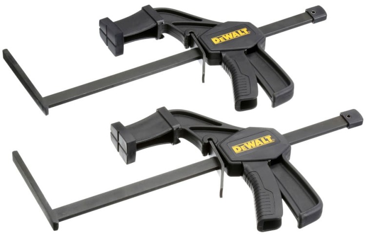 DEWALT DWS5026 Dwa zaciski/ściski do szyn prowadzących
