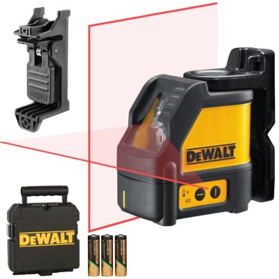 DeWALT DW088K Laser krzyżowy czerwony w walizce + akcesoria