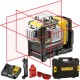 DEWALT DCE089D1R Laser krzyżowy akumulatorowy 10,8V czerwony + akcesoria