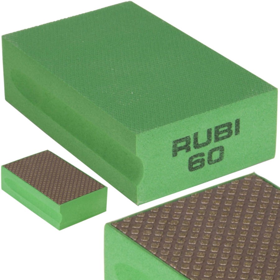 RUBI 61974 bloczek gąbka do polerowania gradacja 60