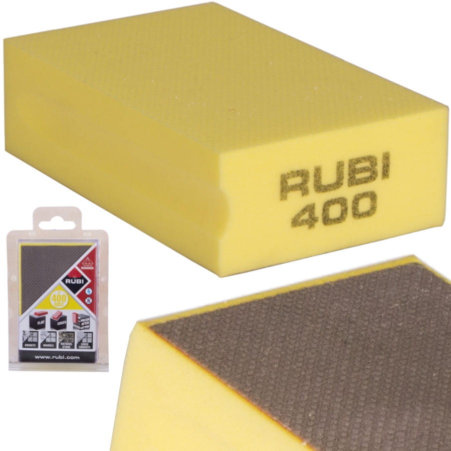 RUBI 61977 bloczek gąbka do polerowania gradacja 400
