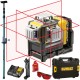 DEWALT DCE089D1R laser krzyżowy akumulatorowy 10,8V czerwony + tyczka GT-320