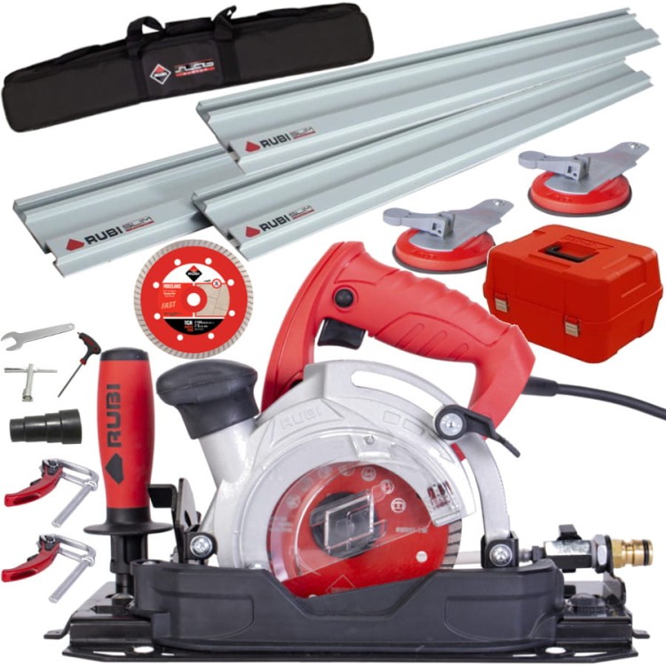 RUBI TC-125 Pilarka tarczowa do dużych formatów z prowadnicami