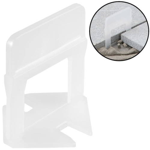 RAIMONDI RLS Klipsy do poziomowania płytek 1,5mm 250szt wzmocnione