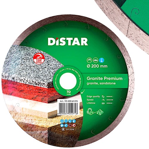 DISTAR Tarcza diamentowa GRANITE PREMIUM 200x25.4mm