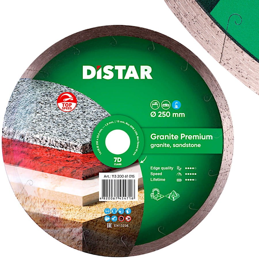DISTAR Tarcza diamentowa GRANITE PREMIUM 250x25.4mm