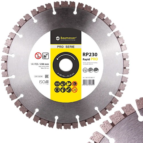 BAUMESSER Tarcza diamentowa Rapid PRO 230x22.23mm