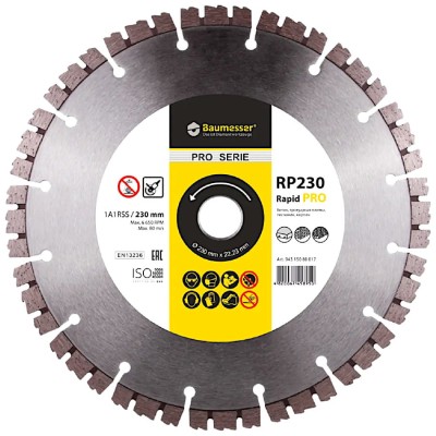 Tarcza diamentowa BAUMESSER 94315080017