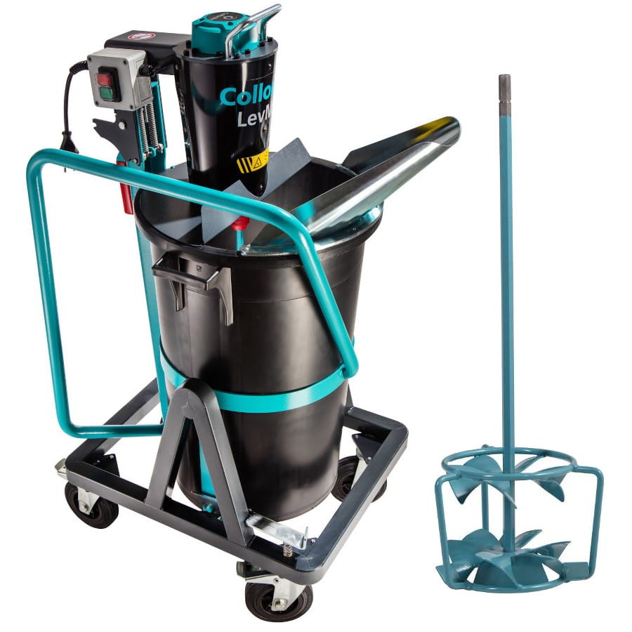 COLLOMIX Mieszarka mobilna 1600W LevMix z mieszadłem VLX 160 HF