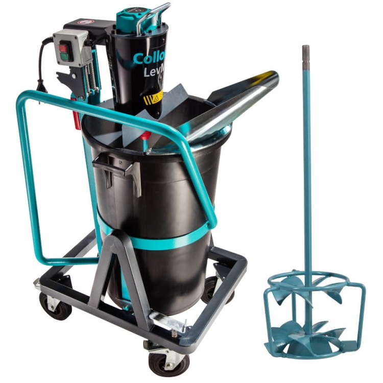 COLLOMIX Mieszarka mobilna 1600W LevMix z mieszadłem VLX 160 HF
