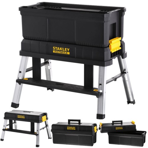 STANLEY FMST81083 Skrzynia narzędziowa z rozkładanym stołkiem 3in1