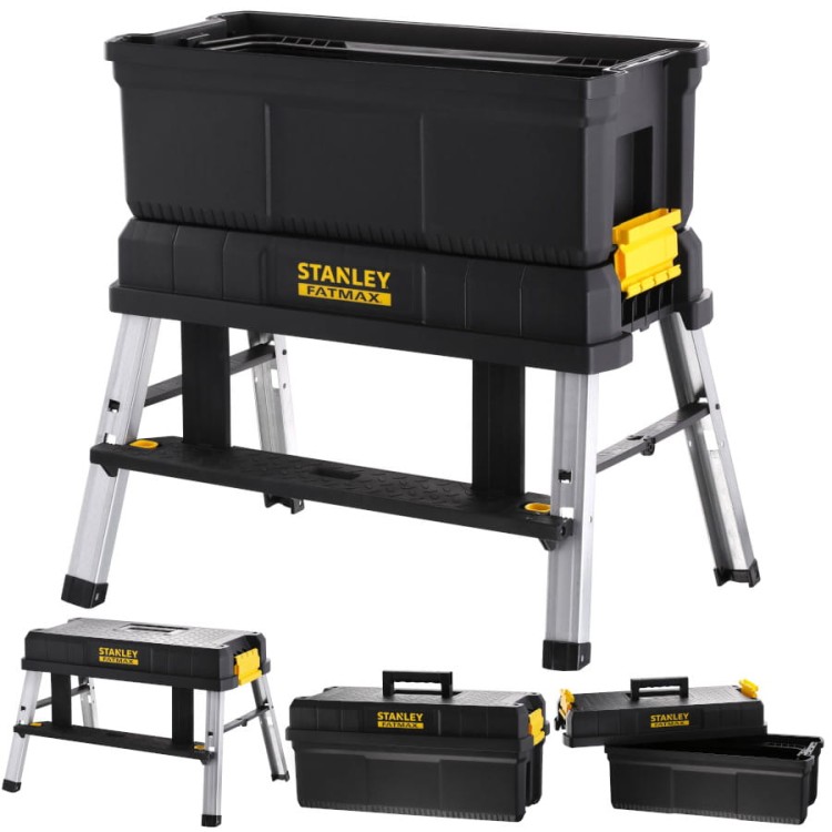 STANLEY FMST81083 Skrzynia narzędziowa z rozkładanym stołkiem 3in1