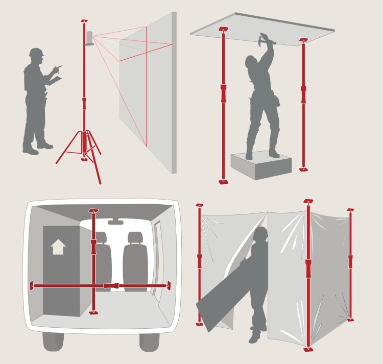 PIHER P30010 Schemat multipodpory P1