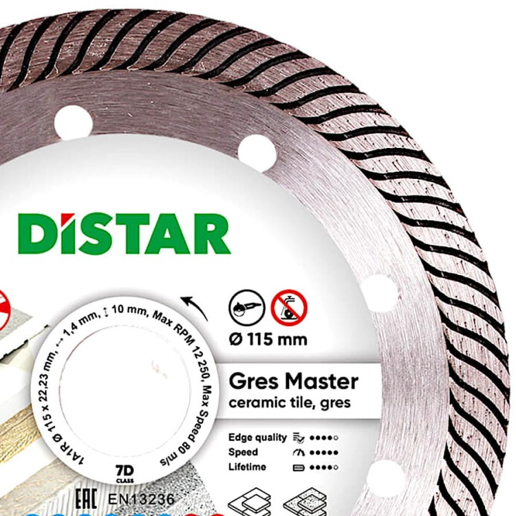 DISTAR 11115160009 Tarcza diamentowa Gres Master