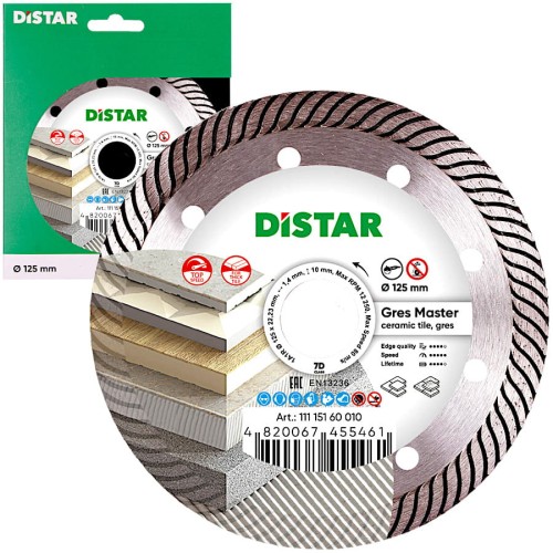 DISTAR 11115160010 Tarcza diamentowa Gres Master 125x22.23mm