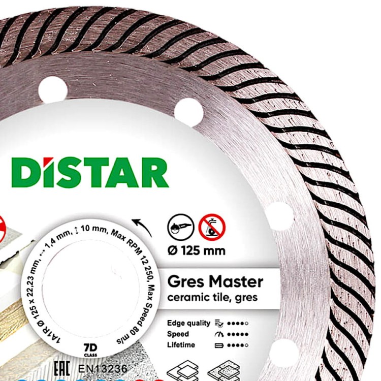 Tarcza diamentowa DISTAR Gres Master do cięcia ceramiki i gresu