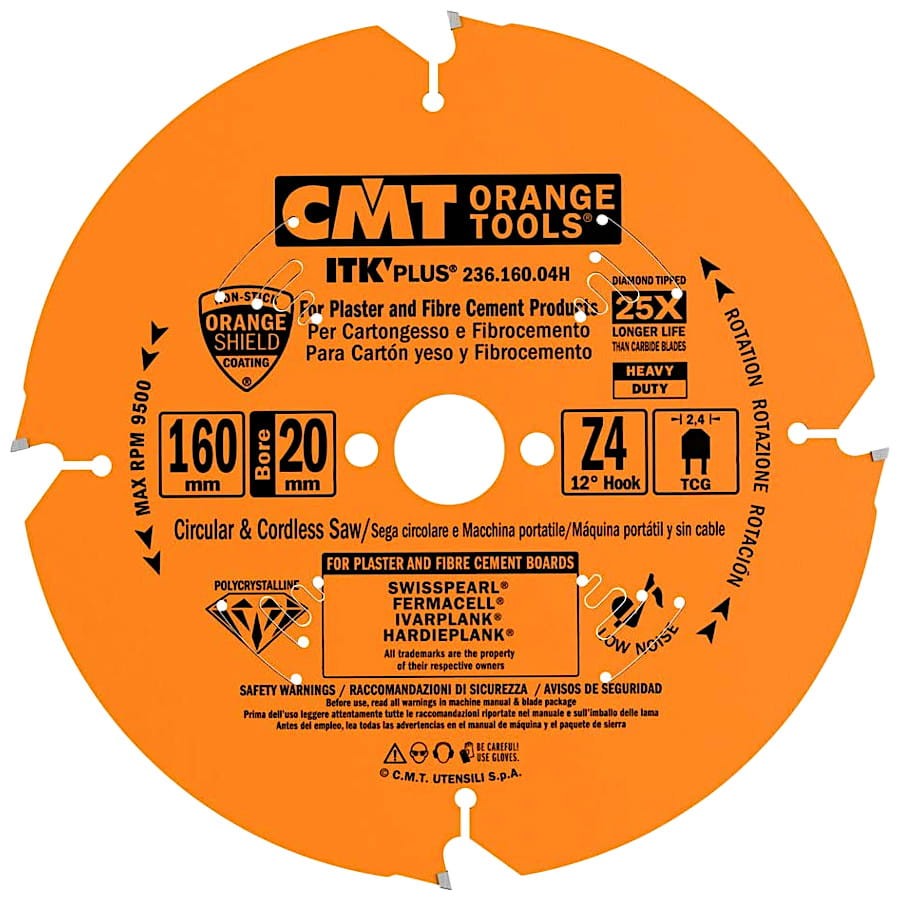 CMT 236.160.04H Piła diamentowa do materiałów ultratwardych 160x20mm 4z