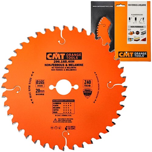 Tarcza do cięcia metalu 165x20mm 296.165.40H CMT