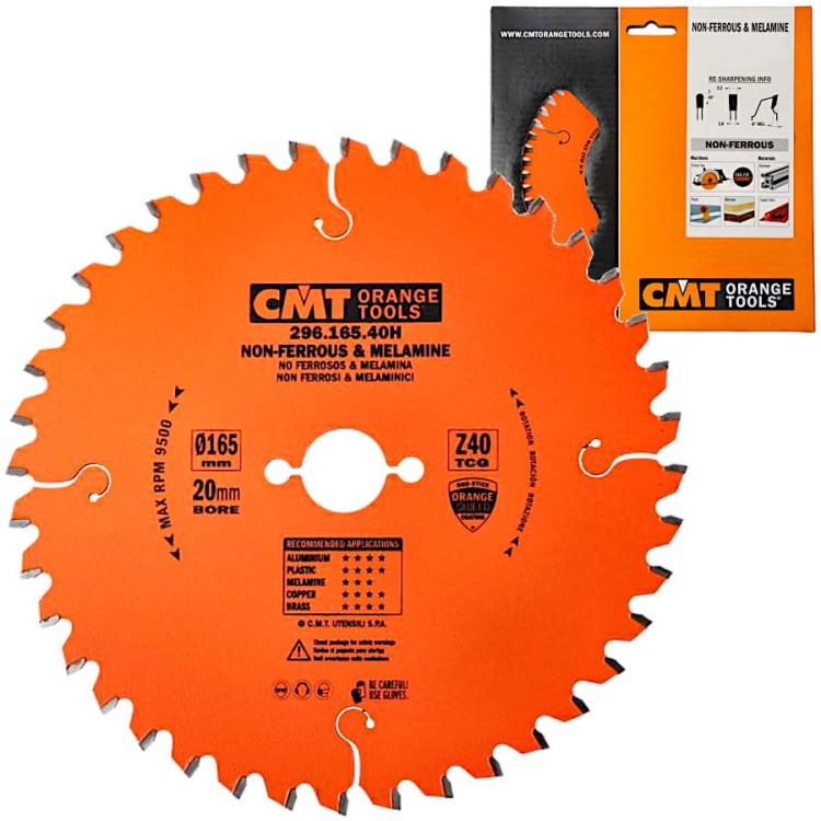 Tarcza do cięcia metalu 165x20mm 296.165.40H CMT