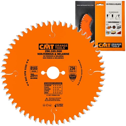 Tarcza do cięcia materiałów nieżelaznych 165x20mm 296.165.56H CMT