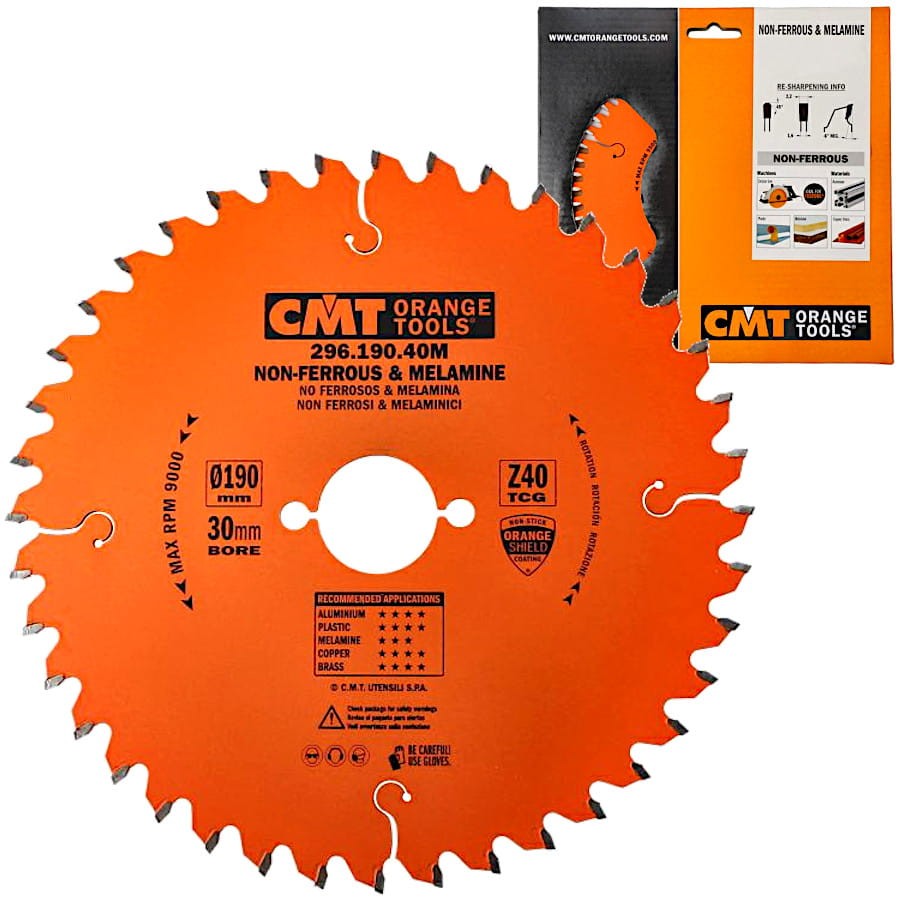 Tarcza do cięcia materiałów nieżelaznych 190x30mm 296.190.40M CMT