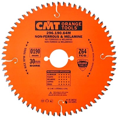 CMT Tarcza do cięcia materiałów nieżelaznych 190x30mm 296.190.64M