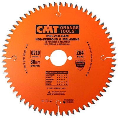 CMT Tarcza do materiałów nieżelaznych 210x30mm 296.210.64M