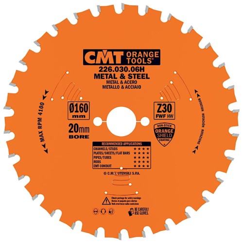 Tarcza do cięcia stali 160x20mm 226.030.06H CMT