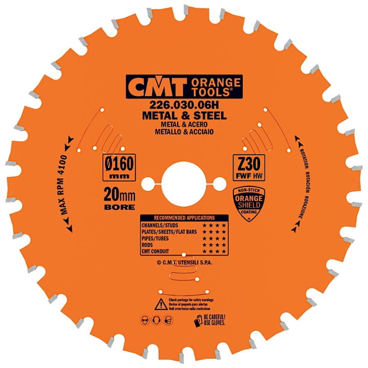 Tarcza do cięcia stali 160x20mm 226.030.06H CMT
