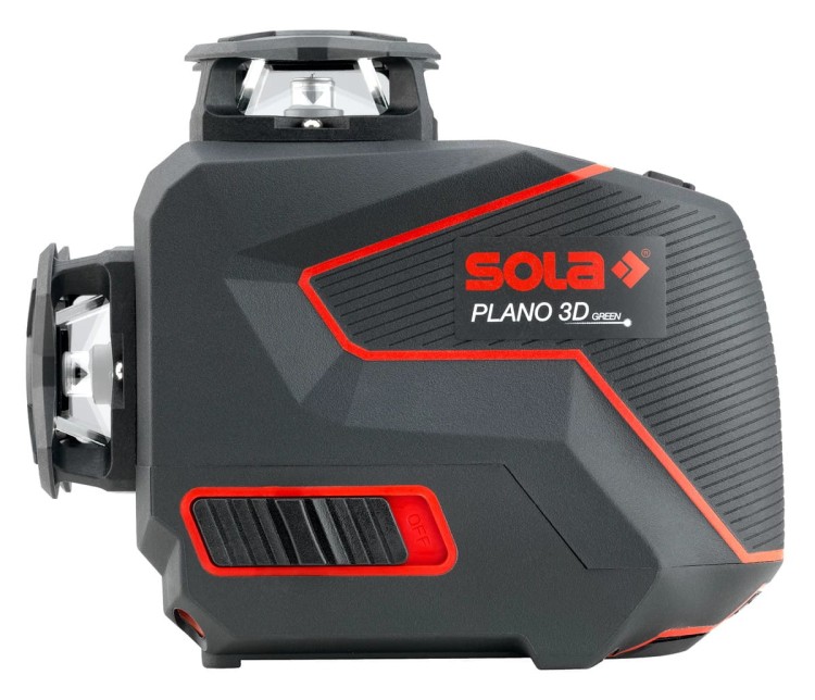 SOLA 71017101 Laser krzyżowy PLANO 3D GREEN 360° w walizce